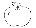 苹果简笔画图片