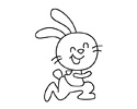小兔子简笔画图片