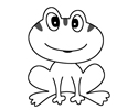可爱的青蛙简笔画图片
