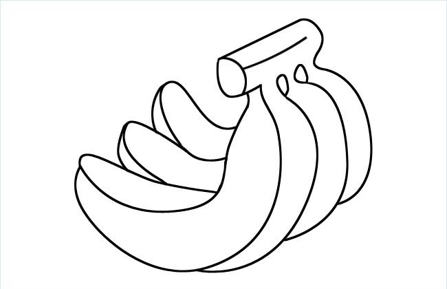 香蕉简笔画的图片