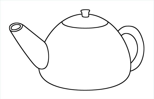 茶壶简笔画图片