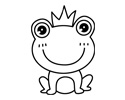 带皇冠的小青蛙简笔画图片包含步骤