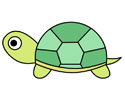 爬行的小乌龟简笔画图片