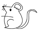 鼠年老鼠简笔画图片